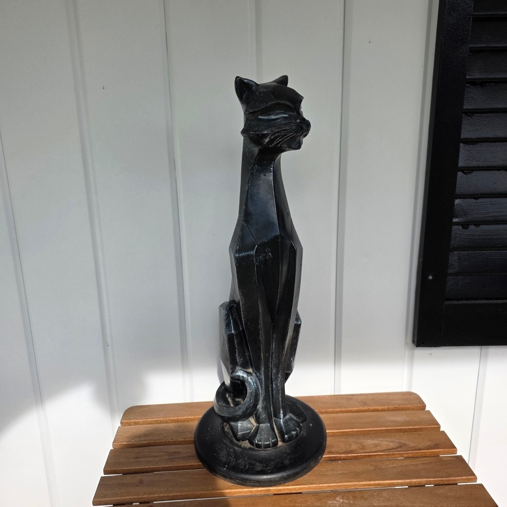 Vtg universal statuary corp. siamese Cat Statue Tall 24" MCM Floor Decor feline - Picture 2 of 16